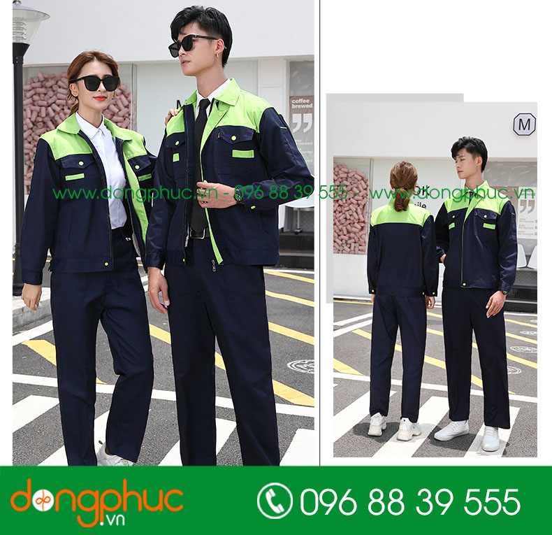 Mẫu bảo hộ màu tím than phối xanh lá